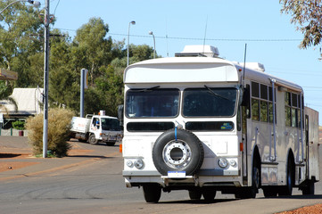 Plakat camping bus