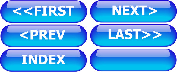 navigation buttons blue