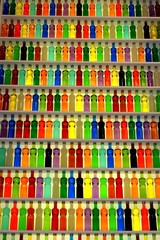 mur de bouteilles