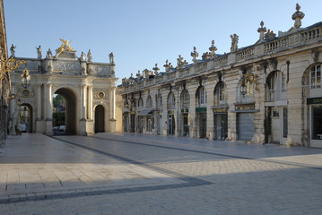 Fototapeta na wymiar nancy, la Place Stanislas