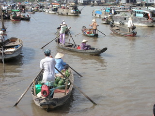 floating market - vietnam - thailand