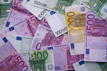billetes mezclados