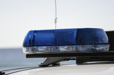police car lights