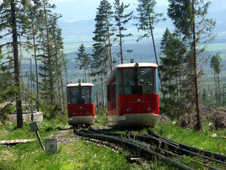 standseilbahn  - waggons