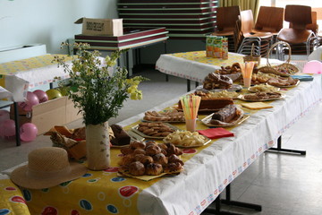 à table