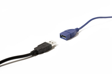 two usb connectors close to