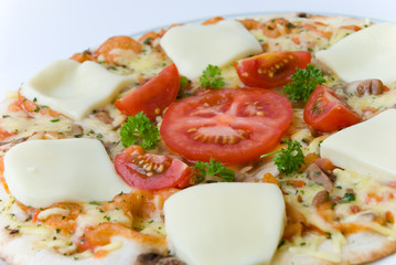 mozzarella pizza
