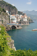 Fototapeta na wymiar Wybrzeże Amalfi, Włochy