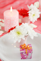 romantic table setting