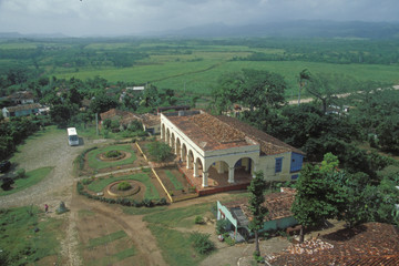 ehemalige zuckerrohrplantage nahe trinidad