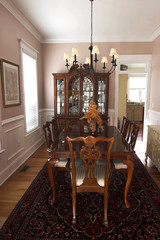 expensive diningroom, furnished