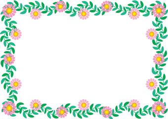 Obraz na płótnie Canvas daisy border