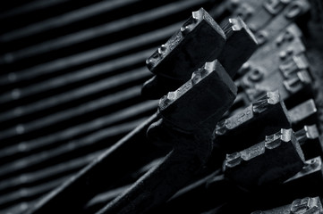 old typewriter detail