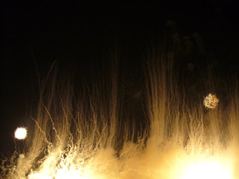 flammes blanches