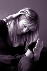 Obraz premium beatiful young woman