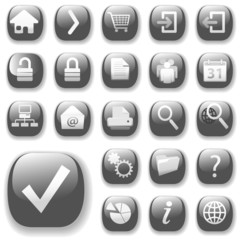 web icons gray_dropshadows