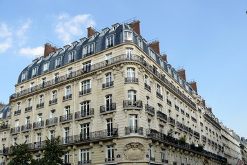 Fototapeta na wymiar Paris XVII kamień budowlany
