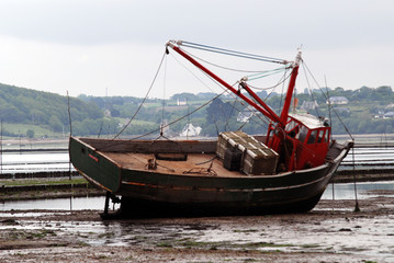 Fototapeta premium bateau échoué