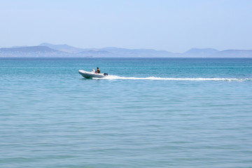 speed-boat speeding