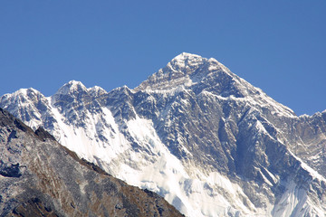 Fototapeta na wymiar Mount Everest 8848 m - Nepal
