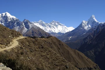 Deurstickers mount everest 8848 meter – nepal © Momentum