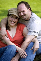 Obraz premium couple in park