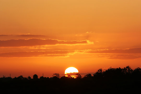 Fototapeta orange sunrise 