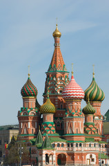 saint basil's cathedral, red square, moscow, russia
