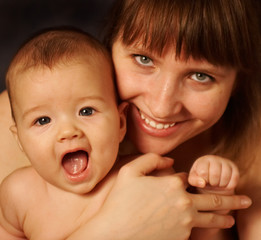 mother and baby