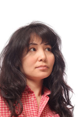 long-haired asian girl