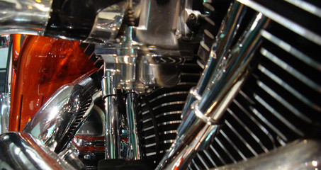 Fototapeta na wymiar motorcycle closeup