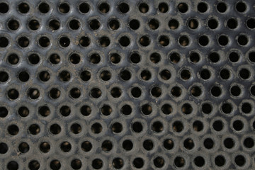 metal plate with hole patterns