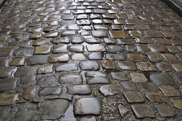 old style street in paris