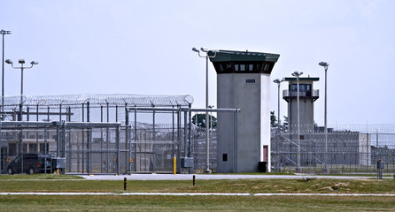 Fototapeta prison - fences obraz