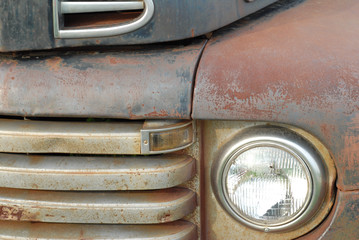 rusty truck details