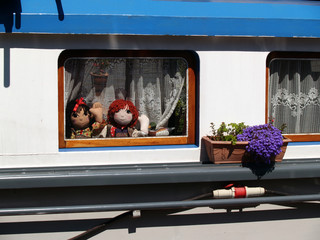 puppets on a boat