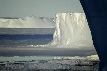 Wandcirkels aluminium antarctic icescape © staphy