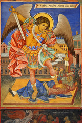archangel michael fresco