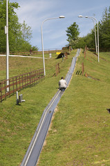 summer sledding