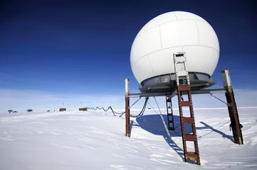 Fototapeten antarktische Forschungsstation © staphy