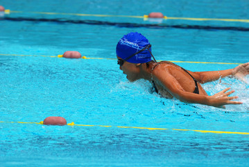 swimming competition help at the sport center