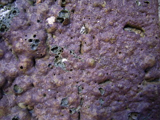 surface of the melted brick