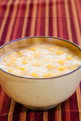corn porridge - caribbean style