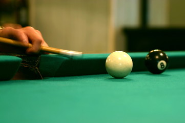 Fototapeta premium billiard shot