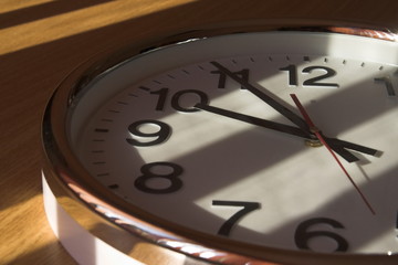 big clock close-up