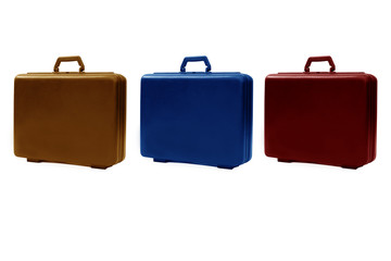 Colorful briefcases