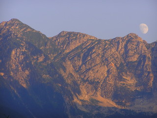 moon above mountains 4