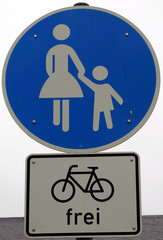 pedestrian sign