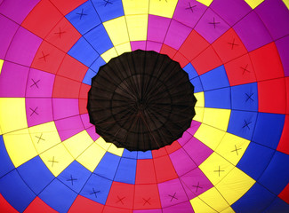 Obraz premium inside a hot air balloon (horizontal)