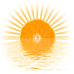 orange sunset
